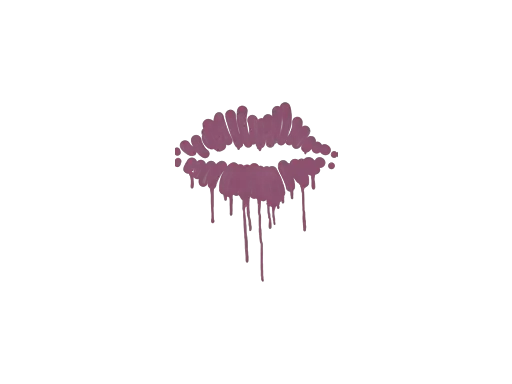 Sealed Graffiti | Kiss (Princess Pink)