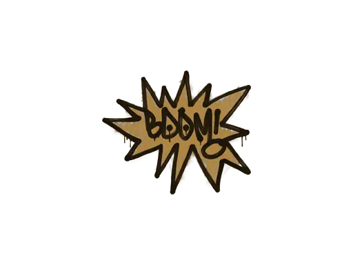 Sealed Graffiti | BOOM (Desert Amber)