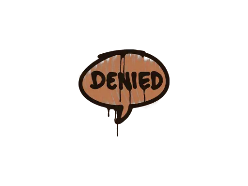Sealed Graffiti | Denied (Tiger Orange)