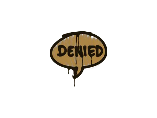 Sealed Graffiti | Denied (Desert Amber)