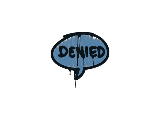 Sealed Graffiti | Denied (Monarch Blue)
