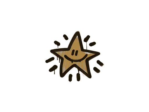 Sealed Graffiti | Shining Star (Desert Amber)