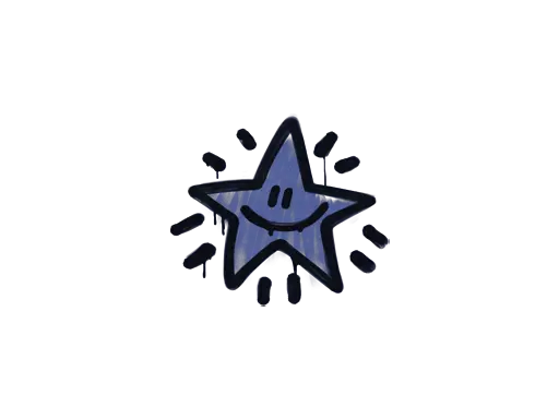 Sealed Graffiti | Shining Star (SWAT Blue)
