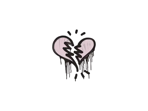 Sealed Graffiti | Broken Heart (War Pig Pink)