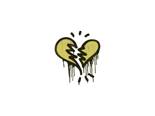 Sealed Graffiti | Broken Heart (Tracer Yellow)