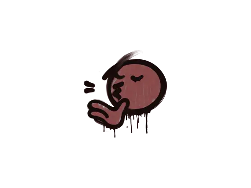 Sealed Graffiti | Chef Kiss (Brick Red)