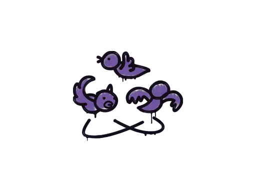 Sealed Graffiti | Dizzy (Monster Purple)