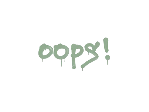 Sealed Graffiti | Oops (Cash Green)