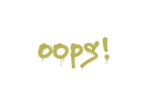 Sealed Graffiti | Oops (Tracer Yellow)