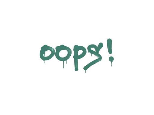 Sealed Graffiti | Oops (Frog Green)