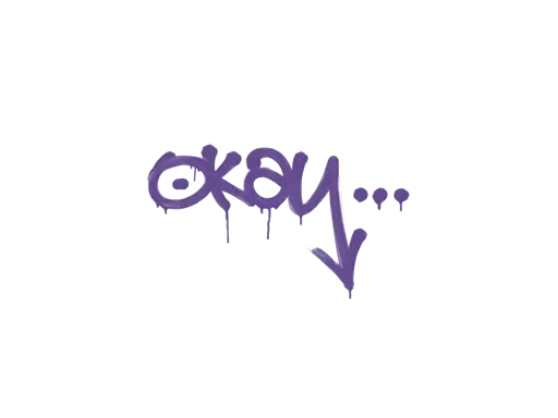 Sealed Graffiti | Okay (Monster Purple)