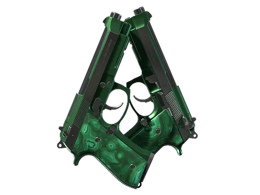 Dual Berettas | Polished Malachite