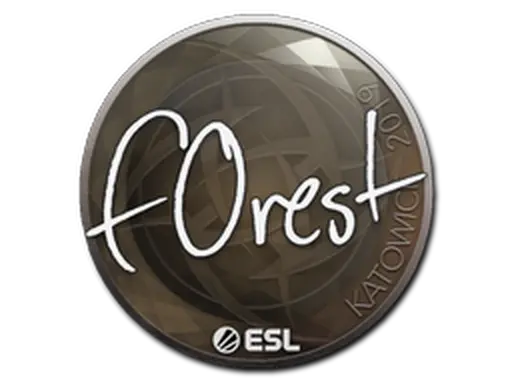Sticker | f0rest | Katowice 2019