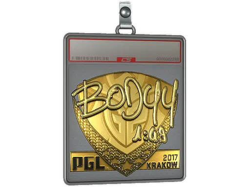 Sticker Slab | bodyy (Gold) | Krakow 2017