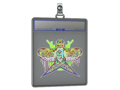 Sticker Slab | Green Swallow
