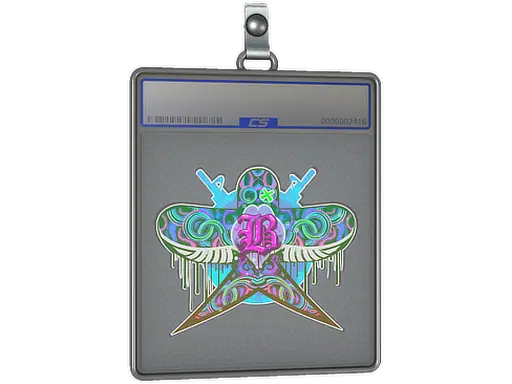 Sticker Slab | Blue Swallow
