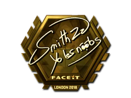 Sticker | SmithZz (Gold) | London 2018
