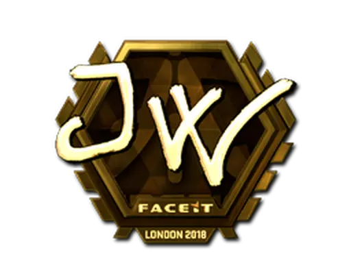 Sticker | JW (Gold) | London 2018