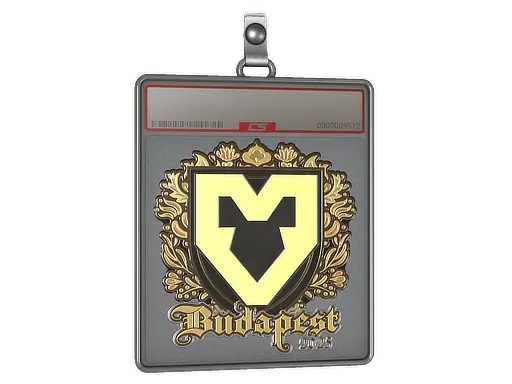 Sticker Slab | MOUZ (Gold) | Budapest 2025