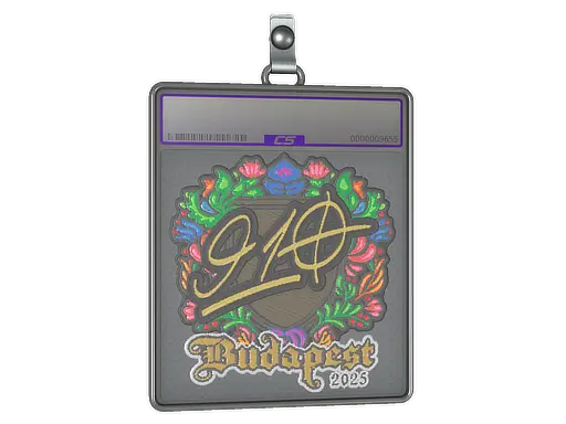 Sticker Slab | 910 (Embroidered) | Budapest 2025