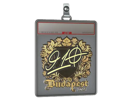 Sticker Slab | 910 (Gold) | Budapest 2025