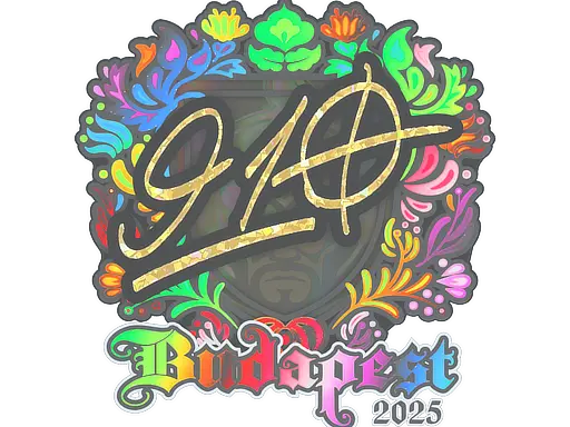 Sticker | 910 (Holo) | Budapest 2025