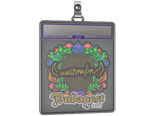 Sticker Slab | westmelon (Embroidered) | Budapest 2025