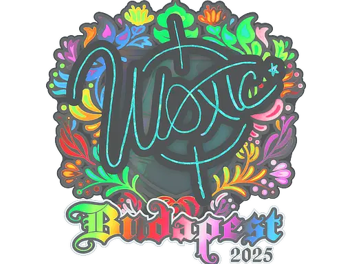 Sticker | woxic (Holo) | Budapest 2025