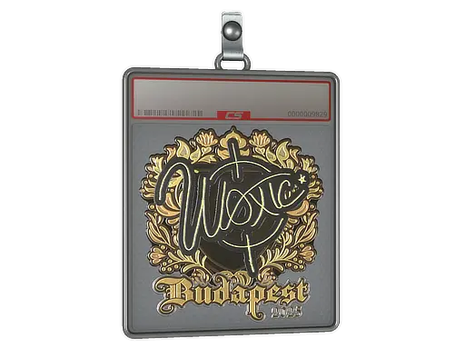 Sticker Slab | woxic (Gold) | Budapest 2025