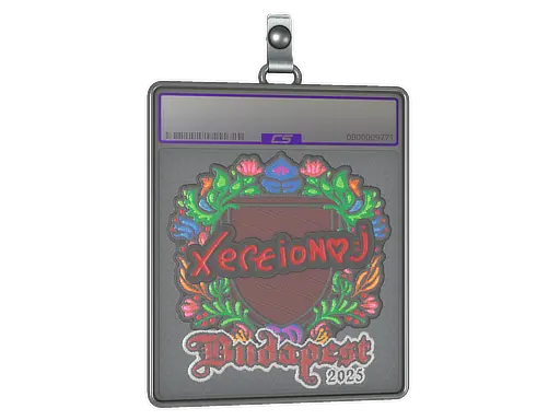 Sticker Slab | xertioN (Embroidered) | Budapest 2025