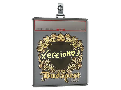 Sticker Slab | xertioN (Gold) | Budapest 2025