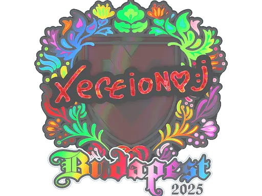 Sticker | xertioN (Holo) | Budapest 2025