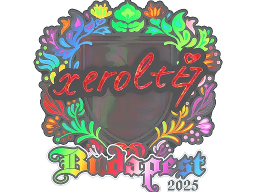 Sticker | xerolte (Holo) | Budapest 2025