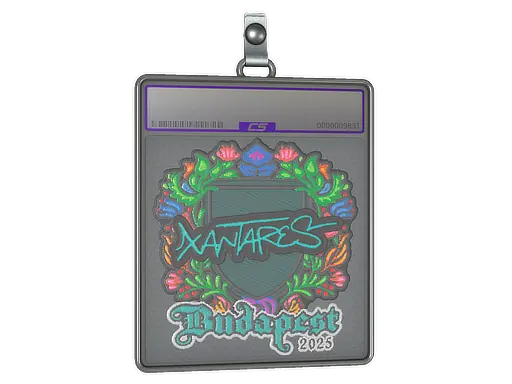 Sticker Slab | XANTARES (Embroidered) | Budapest 2025