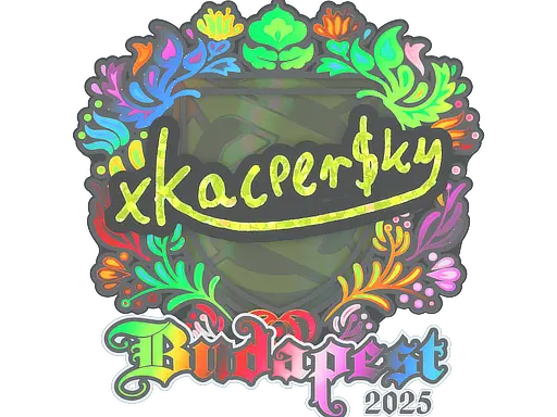 Sticker | xKacpersky (Holo) | Budapest 2025