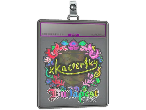 Sticker Slab | xKacpersky (Holo) | Budapest 2025