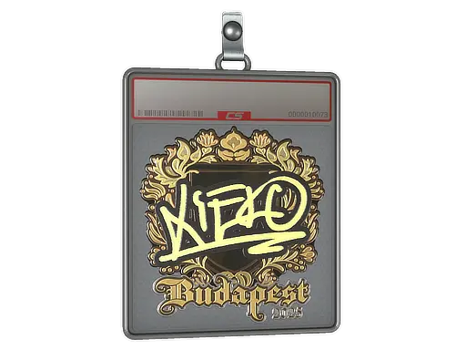Sticker Slab | xiELO (Gold) | Budapest 2025