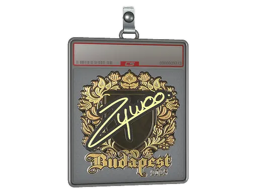 Sticker Slab | ZywOo (Gold) | Budapest 2025
