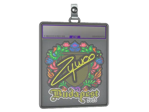 Sticker Slab | ZywOo (Embroidered) | Budapest 2025