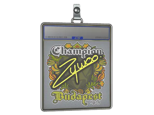 Sticker Slab | ZywOo (Champion) | Budapest 2025
