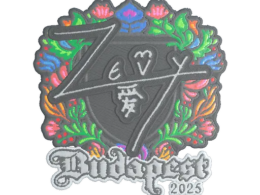 Sticker | zevy (Embroidered) | Budapest 2025
