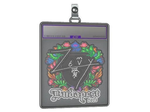 Sticker Slab | zevy (Embroidered) | Budapest 2025