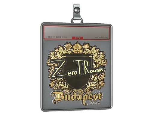 Sticker Slab | ztr (Gold) | Budapest 2025