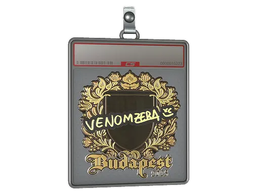 Sticker Slab | venomzera (Gold) | Budapest 2025