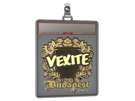 Sticker Slab | vexite (Gold) | Budapest 2025
