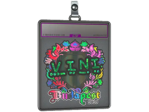 Sticker Slab | VINI (Holo) | Budapest 2025
