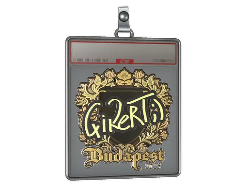 Sticker Slab | qikert (Gold) | Budapest 2025