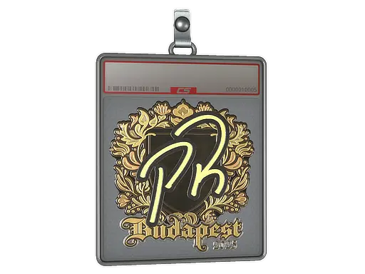 Sticker Slab | PR (Gold) | Budapest 2025