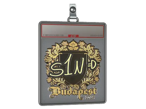 Sticker Slab | s1n (Gold) | Budapest 2025