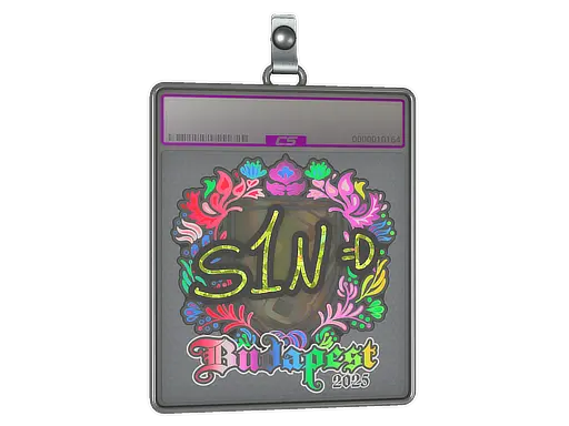 Sticker Slab | s1n (Holo) | Budapest 2025